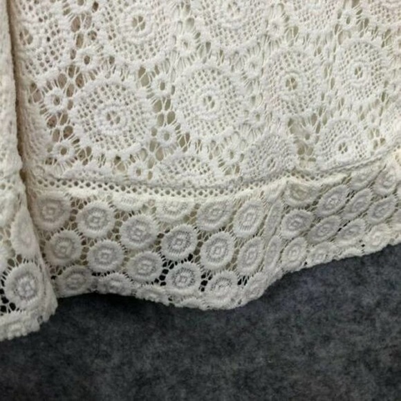 Cotton Crochet Lace Sleeveless Dress Charter Club 2X Ivory Cream* - Picture 9 of 10